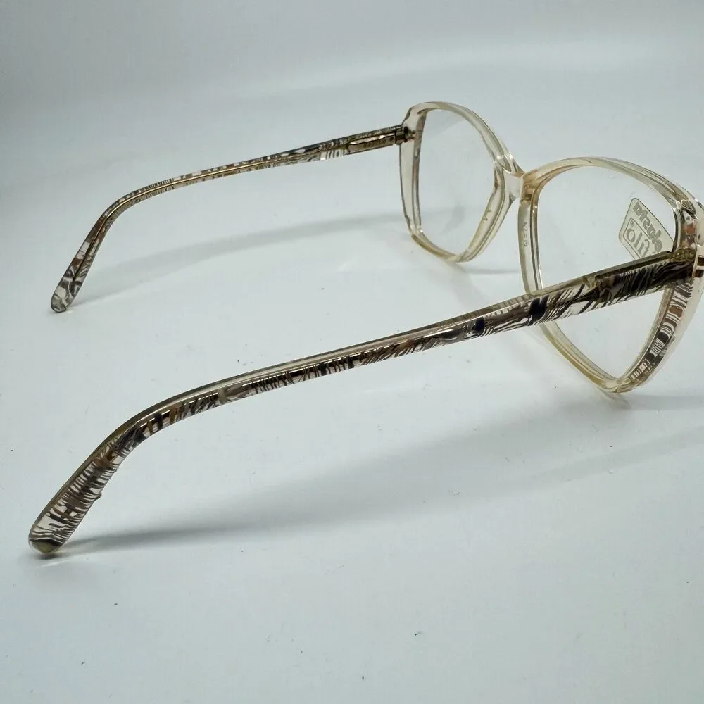 Safilo Elasta L 643‎ Eyeglasses Frames Cat Eye New Dead Stock 57-15-140 H12157